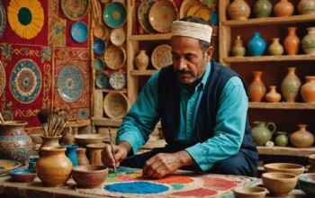 Techniques de peinture tunisienne